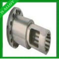 Bimetallic extruder single screw and barrel for HDPE